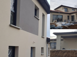 Enduit Façade Minéral : Finition grattée